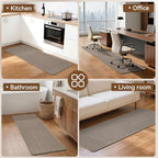 Kitchen Mats for Floor, Kitchen Rugs Non Slip, 17x47 Brown - Image 6