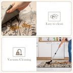 KIMODE Kitchen Anti Fatigue Mat,Brown Gray Farmhouse Kitchen Rugs Sets of 2 - Image 5