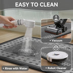 Kitchen Mats for Floor, Non Slip Kitchen Rugs, 17x47 Grey - Image 5