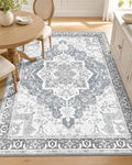 OLANLY 3x4 Washable Accent Rug, Soft Non Slip Carpet for Entryway Bedside by OLANLY