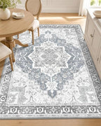 OLANLY 3x4 Washable Accent Rug, Soft Non Slip Carpet for Entryway Bedside by OLANLY