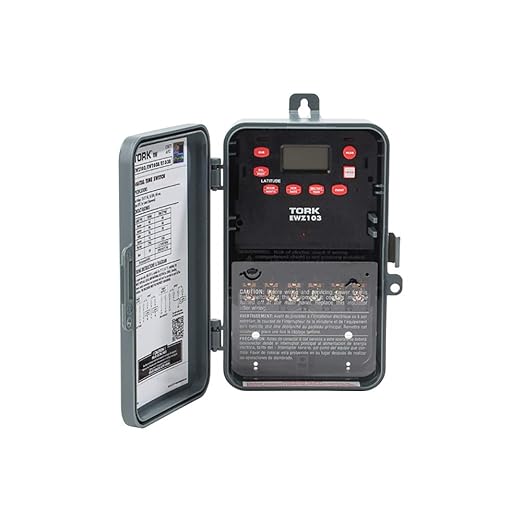 EWZ Series Multipurpose Control Astronomic 7 Day Time Switch, 120-277 VAC Input Supply, 1 Channel, DPST Output Dry Contact