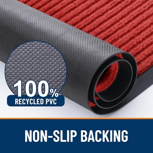OLANLY 2-Pack Front Door Mats 71x23, Waterproof Heavy-Duty Doormats - Image 3