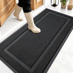 OLANLY Front Door Mat Outside 47x23, All-Season Heavy-Duty Rubber Doormat by OLANLY
