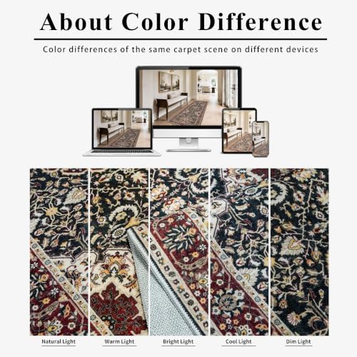 HY HAOYUNLAI Hallway Washable Runner Rug 2.6x10 Kitchen Non Slip Slim Mat - Image 2