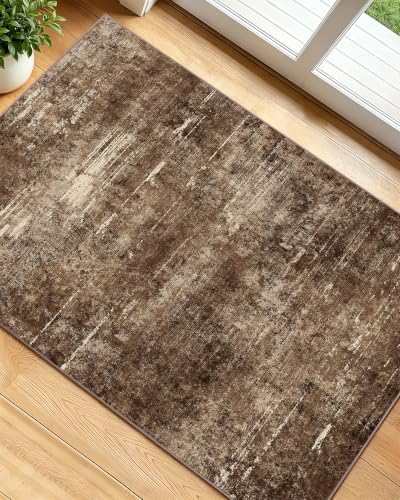 OLANLY 2x3 Washable Small Rug Non Slip Indoor Door Mat for Entryway Bedside by OLANLY
