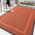 OLANLY Front Door Mat Outside 71x47, All-Season Heavy-Duty Rubber Doormat by OLANLY