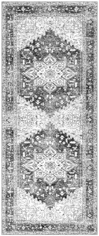 Yamaziot Washable Runner Rug, 2x5 Non-Slip Boho Vintage Hallway Kitchen Rug - Image 2