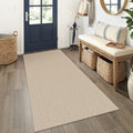 EARTHALL Washable Runner Rug, Non Slip Doorway Runner, 3x6 Ft, Sand/Beige by Unknown