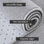 AROGAN 4x6 Area Rugs for Living Room Non Slip Dorm Bedroom Rug, Grey - Image 4