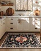 RELEANY Washable Area Rug, 3'x4', Black/Colorful - Image 2