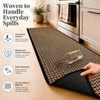 eqivei Kitchen Runner Rug, 24" x 59", Non-Slip Washable Kitchen Floor Mat - Image 4