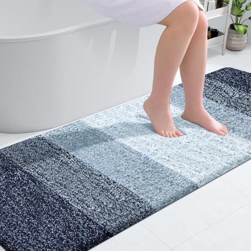 OLANLY Bathroom Runner Rug 70x20, Extra Soft Absorbent Microfiber Bath Rugs by OLANLY