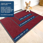 OLANLY Front Door Mat 35x30, Waterproof Heavy-Duty Indoor Outdoor Doormat - Image 2