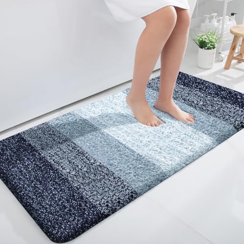 OLANLY Large Bathroom Rugs 50x30, Extra Soft Absorbent Microfiber Bath Rugs by OLANLY