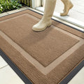 OLANLY Front Door Mat Outside 35x23, All-Season Heavy-Duty Rubber Doormat by OLANLY