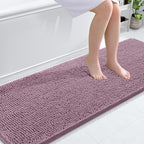 OLANLY Bathroom Runner Rugs 70x24, Extra Soft Absorbent Chenille Bath Rugs by OLANLY