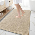 OLANLY Large Bathroom Rugs 59x35, Extra Soft Absorbent Chenille Bath Rugs by OLANLY