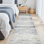 2x8 Runner Rug Non Slip,Washable Hallway Runner Rug,Blue - Image 5