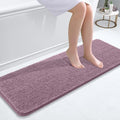 OLANLY Bathroom Runner Rugs 47x17, Extra Soft Absorbent Chenille Bath Rugs by OLANLY