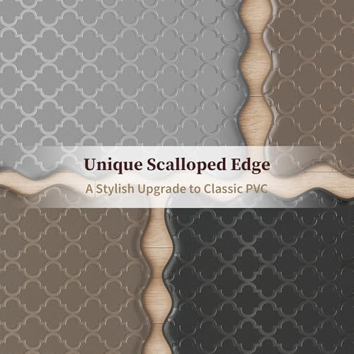 Arenarug Upgrade Scalloped Kitchen Mats Rugs 2PC, Spruce Green - Image 2