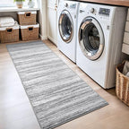 Chicrug 3x8 Grey Washable Runner Rug for Hallway Kitchen Entryway Non Slip - Image 5