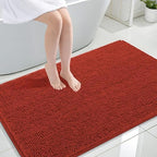 OLANLY Large Bathroom Rugs 44x32, Extra Soft Absorbent Chenille Bath Rugs by OLANLY
