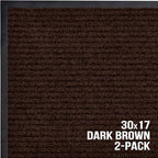 Front Door Mat, Indoor Outdoor Welcome Entryway Doormat, 30x17 Dark Brown - Image 7