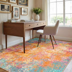 RELEANY Washable 4'x6' Abstract Area Rug for Living Room Starlight - Image 5