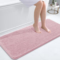 OLANLY Bathroom Runner Rugs 47x20, Extra Soft Absorbent Chenille Bath Rugs by OLANLY