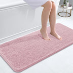 OLANLY Bathroom Runner Rugs 47x20, Extra Soft Absorbent Chenille Bath Rugs by OLANLY