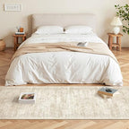 2x6 Runner Rug Non Slip,Washable Hallway Runner Rug,Beige - Image 5