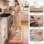 Collive Kitchen Mats Cushioned Anti Fatigue Kitchen Rug Sets, 24''x59'' - Image 6