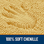 OLANLY Bathroom Rugs 35x24, Extra Soft Absorbent Chenille Bath Rugs - Image 3
