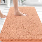 OLANLY Bathroom Rugs 35x24, Extra Soft Absorbent Chenille Bath Rugs by OLANLY