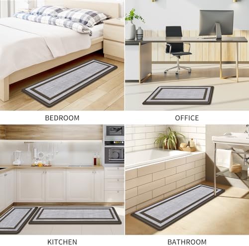 Mattitude Kitchen Mats Set of 2,Cushioned Anti-Fatigue Non-Skid Rug Sets - Image 7