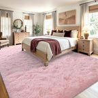 Noahas 8x10 Extra Large Pink Fluffy Soft Area Rug Non-Slip for Kids Bedroom - Image 4
