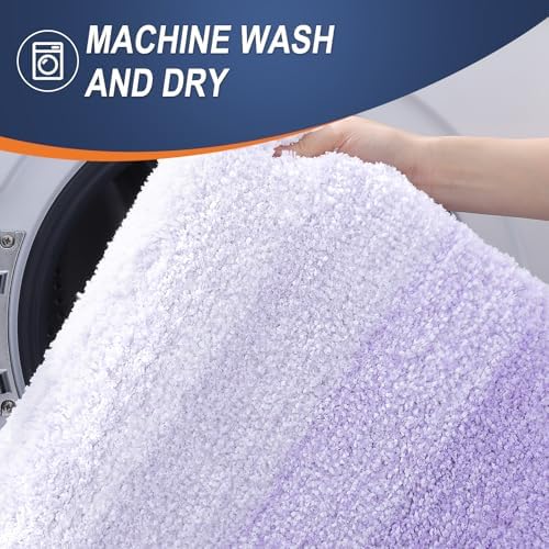OLANLY Small Bathroom Rugs 24x16, Extra Soft Absorbent Microfiber Bath Rugs - Image 6