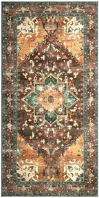 Yamaziot Washable Runner Rug, 3x6 Non-Slip Boho Vintage Hallway Kitchen Rug - Image 2