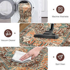 Yamaziot Washable Runner Rug, 2x10 Non-Slip Boho Hallway Kitchen Rug - Image 5