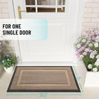 OLANLY Front Door Mat Outside 29.5x17, All-Season Heavy-Duty Rubber Doormat - Image 2