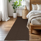 EARTHALL Washable Runner Rug, Non Slip Entry Runner, 3x8 Ft, Brown/Coffee - Image 6