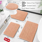 OLANLY Bathroom Rugs 30x20, Extra Soft Absorbent Chenille Bath Rugs - Image 2