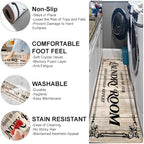 Non-Slip Laundry Room Rug Runner, Farmhouse Washable Laundry Mat - Image 3