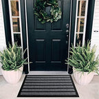 Ubdyo Extra Durable Door Mat Outside Entrance (30" x 17", Bright Grey) - Image 5