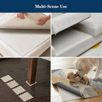 Veken Non Slip Rug Pad Gripper for Hardwood Floors, Strong Anti Slip and Skid Mat, Keep Rugs Safe and in Place for Tile, Carpet Liner Grippers Under Area Rugs, 2x3 Ft Pads - Image 6