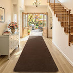 AROGAN 3x10 Runner Rug for Hallway, Long Runner Rugs Non Slip, Coffee by AROGANAREARUG