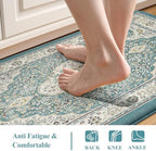 Collive Boho Anti Fatigue Kitchen Mats Sets 2 Piece Non Skid Kitchen Mats for Floor Cushioned Kitchen Rugs and Mats Waterproof Ergonomic Comfort Standing Mat Runner for Kitchen,Home,Office,Laundry - Image 3