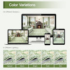 10x14 Area Rugs for Living Room, Washable Large Carpet, Light Green - Image 7