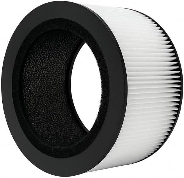 Nispira BAPF160 Replacement Filter K for Bionaire Air Purifier BAP9360W BAP9260W 3-in-1 True HEPA Activated Carbon, 3 Packs